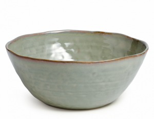 Simon Pearce Burlington Moss Glen Serving Bowl